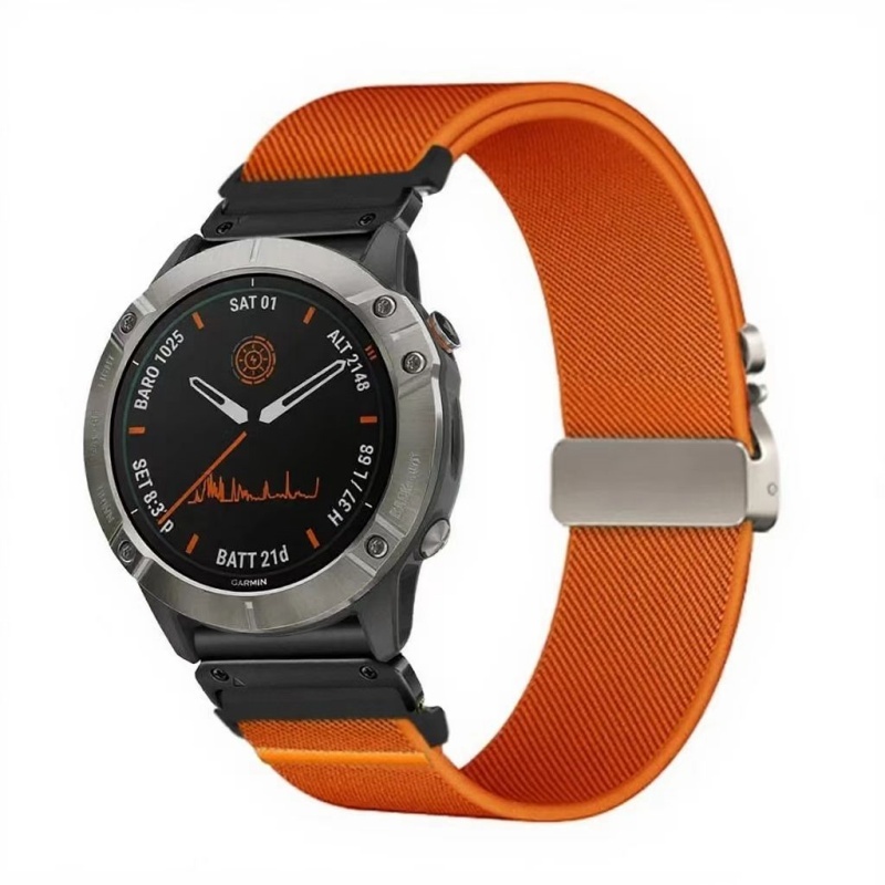 Elastic String Fabric Woven Men Watch Strap - Image 7