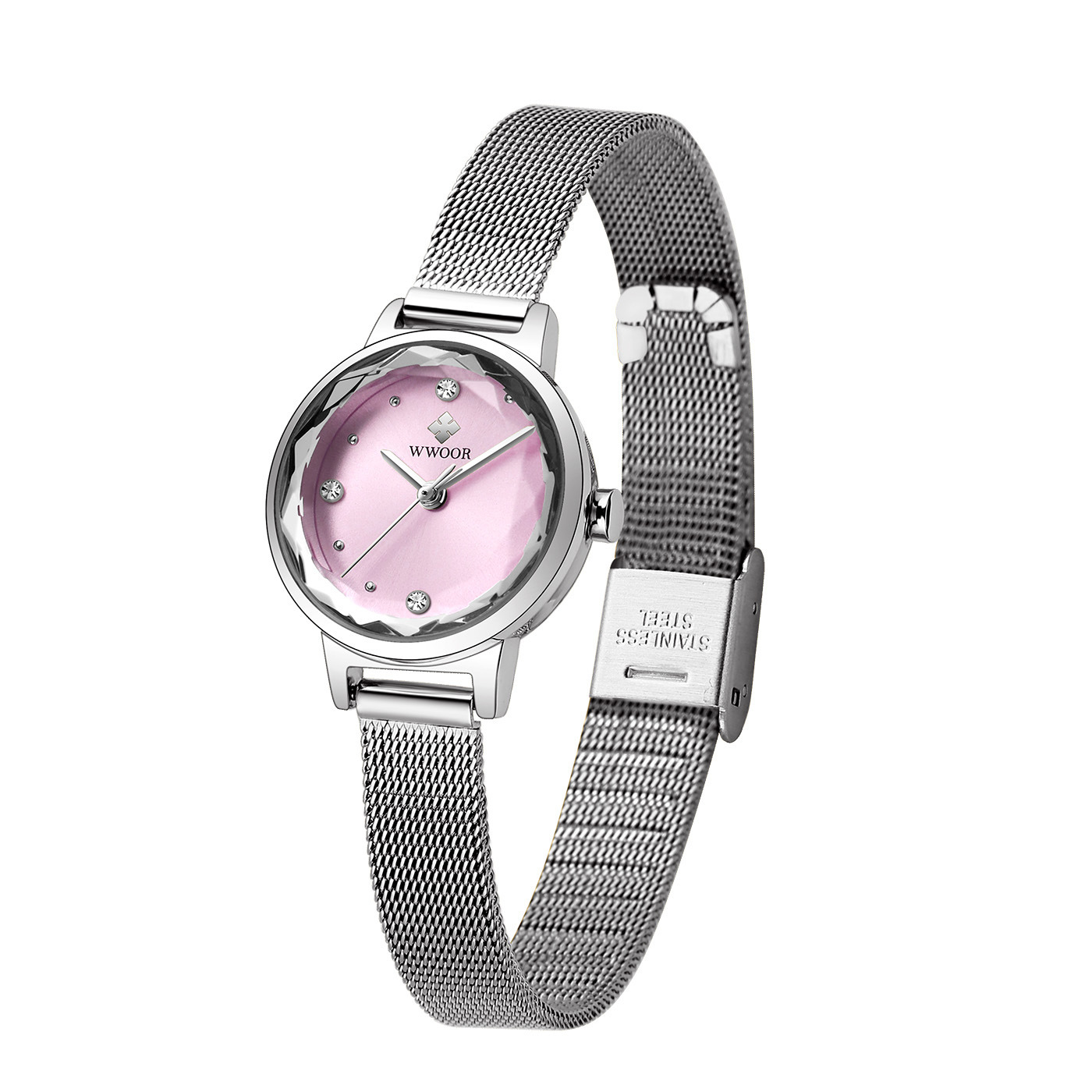 Fashion Simple Women's Quartz Watch Mesh Strap - Image 5
