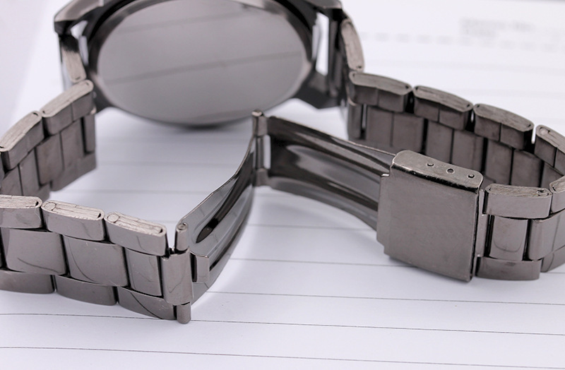 Fashion Gear Compass Turntable Steel Watch Men And Women Couple Watches - Image 3