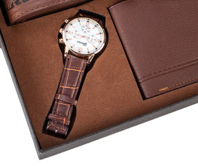 Wallet Leather Belt Set Hot Selling Creative Combination Set Men Watches - Image 9