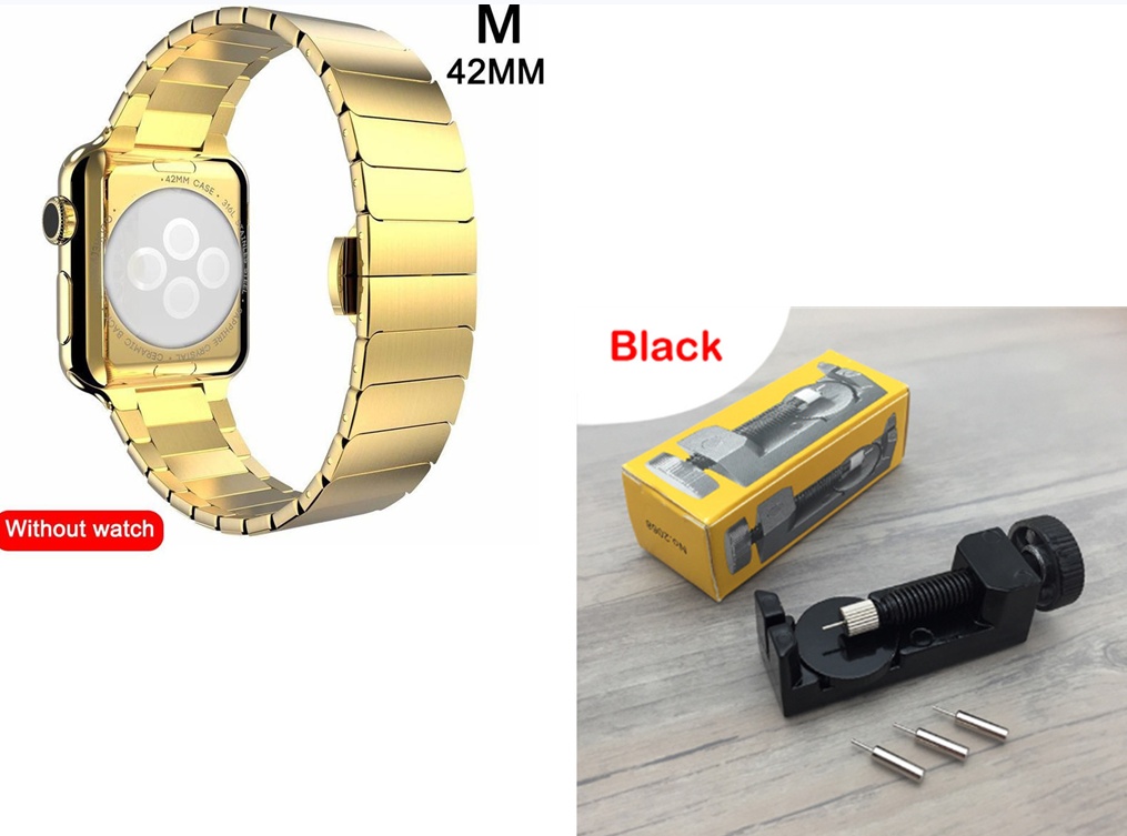 Metal Strap One Bead Butterfly Buckle - Image 4