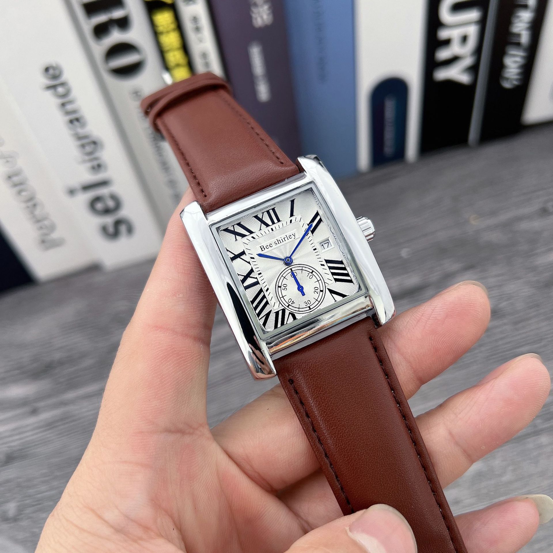 Square Quartz Watch Tank Men - Image 10